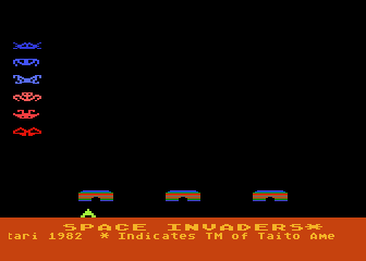 Space Invaders atari screenshot