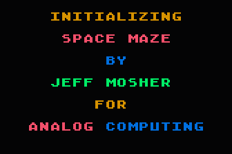 Space Maze atari screenshot