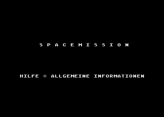 Space Mission atari screenshot
