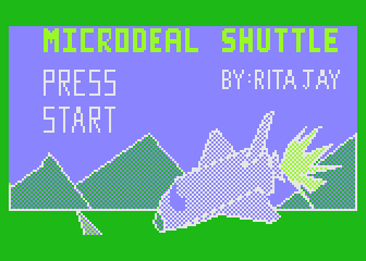 Space Shuttle atari screenshot
