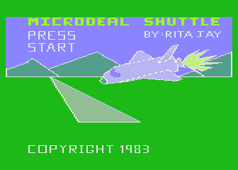 Space Shuttle atari screenshot