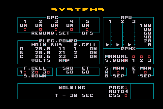 Space Shuttle - Launch / Ascent to Orbit atari screenshot