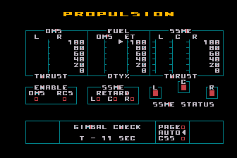 Space Shuttle - Launch / Ascent to Orbit atari screenshot