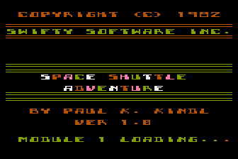 Space Shuttle - Module One atari screenshot