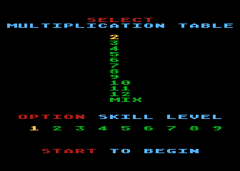 Space Station Multiplication atari screenshot
