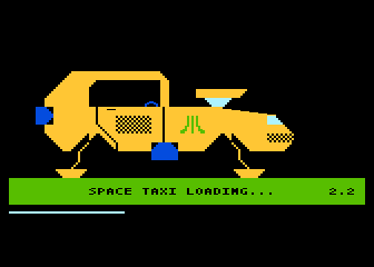 Space Taxi atari screenshot