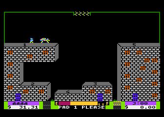 Space Taxi atari screenshot