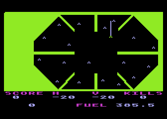 Space Trap atari screenshot