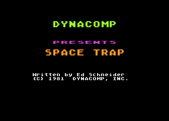 Space Trap atari screenshot
