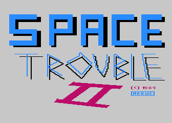 Space Trouble II atari screenshot