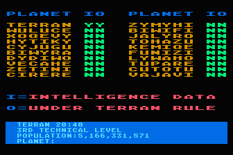 SpaceAce atari screenshot