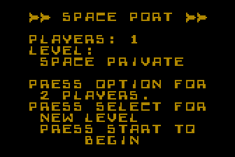 Spaceport atari screenshot