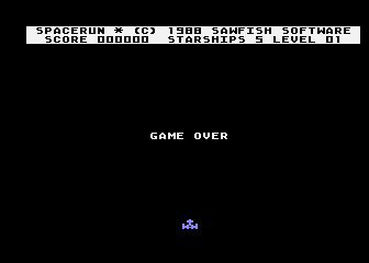 Spacerun atari screenshot
