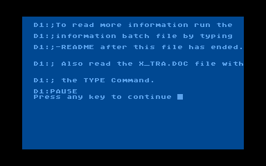 SpartaDOS — screenshot 2