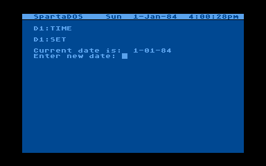 SpartaDOS — screenshot 3