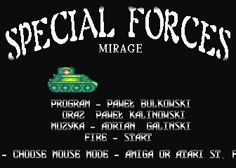 Special Forces atari screenshot