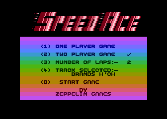 Speed Ace atari screenshot