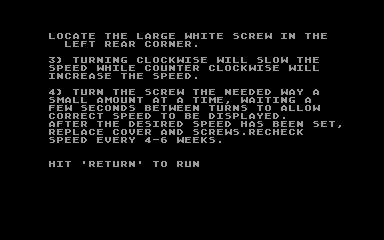 Speed-O-Disk atari screenshot