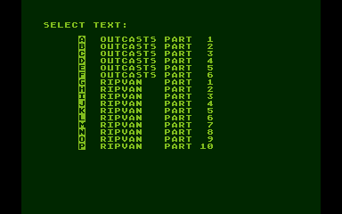 SpeedRead+ atari screenshot