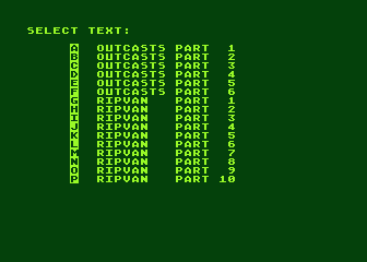 SpeedRead+ atari screenshot