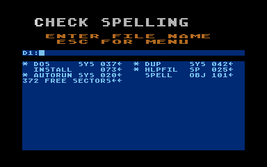 Spell Magic atari screenshot