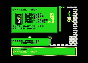Spellbound atari screenshot