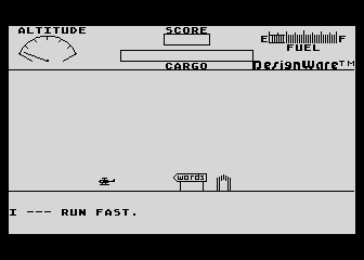 Spellicopter atari screenshot