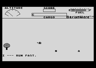 Spellicopter atari screenshot