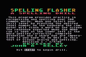 Spelling Flasher - A Spelling Drill — screenshot 1