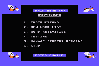 Spelling - Grade 6 atari screenshot