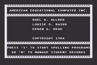 Spelling - Grade 8 atari screenshot