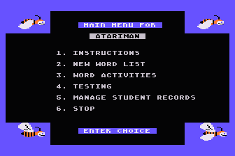 Spelling - Grade 8 atari screenshot