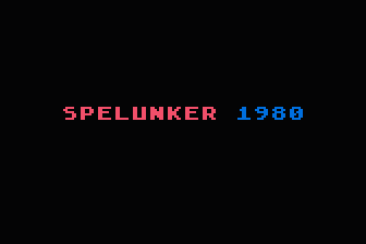 Spelunker 1980 atari screenshot