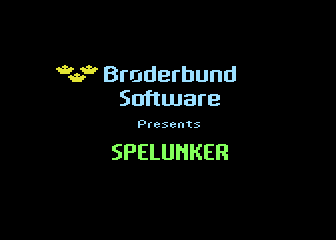 Spelunker atari screenshot