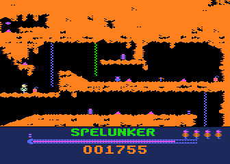 Spelunker atari screenshot