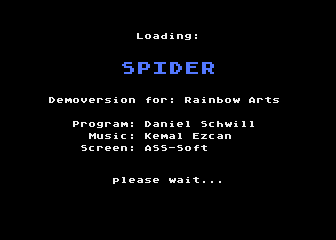 Spider atari screenshot