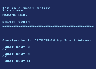 Questprobe #2 - Spider-Man atari screenshot