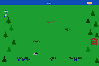 Spider Valley atari screenshot