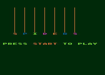 Spiders atari screenshot
