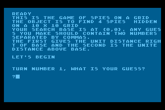 Spies atari screenshot