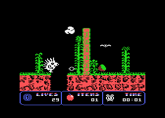 Spiky Harold atari screenshot