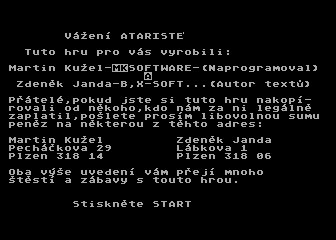 Sponzor F1 atari screenshot