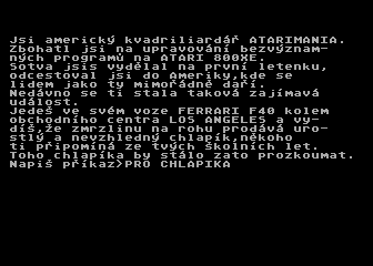Sponzor F1 atari screenshot