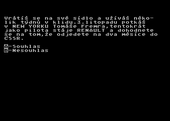 Sponzor F1 II atari screenshot