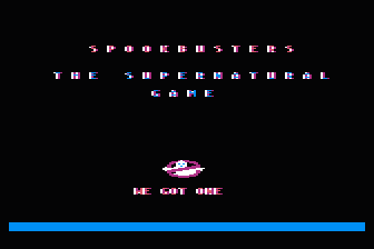 Spookbusters atari screenshot