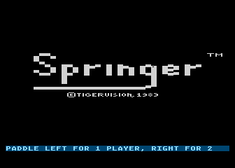 Springer atari screenshot