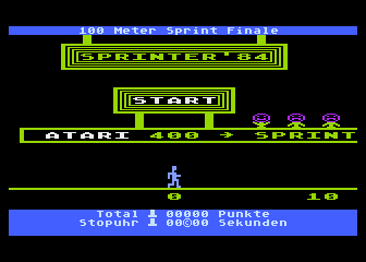 Sprinter '84 atari screenshot