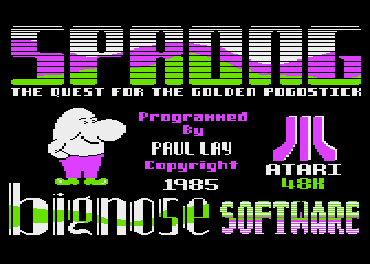 Sprong atari screenshot