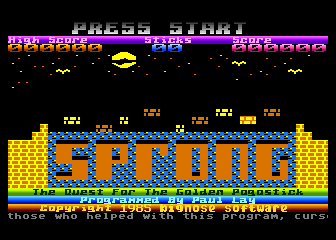 Sprong atari screenshot
