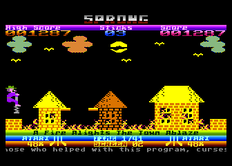Sprong atari screenshot